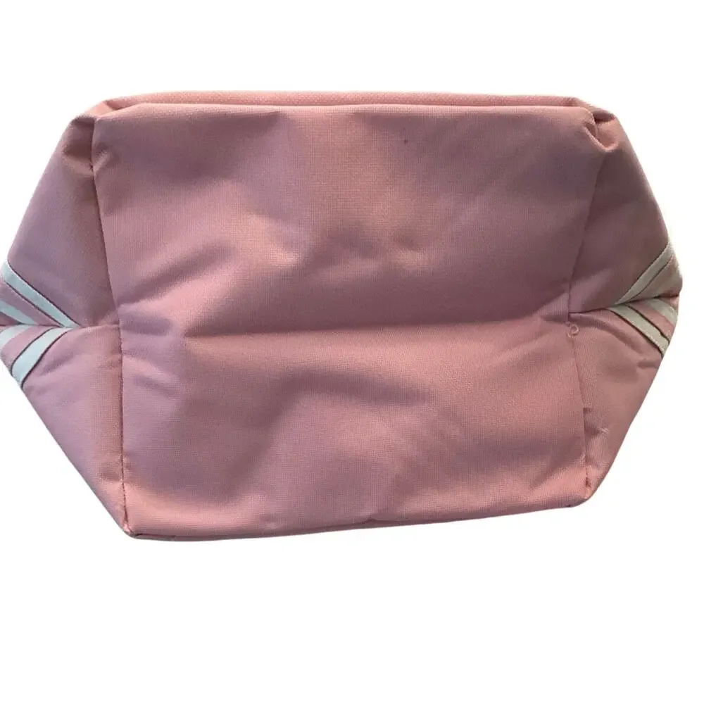 NWT Travelwell Pink and White Insulated Cooler Lunch Tote Bag